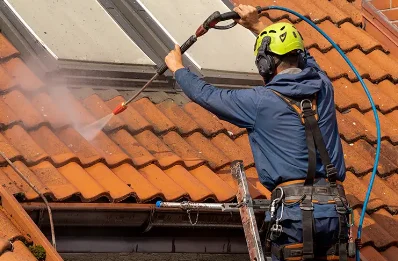 Démoussage et hydrofuge de toiture à la Feuillie