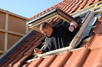 Pose de fenêtres de toit Velux à la Feuillie